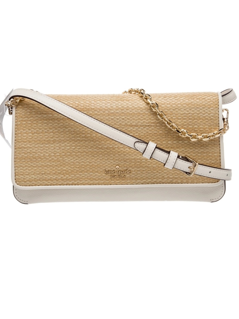 Kate Spade Ivy Straw Crossbody Bag (Style Number KO459)